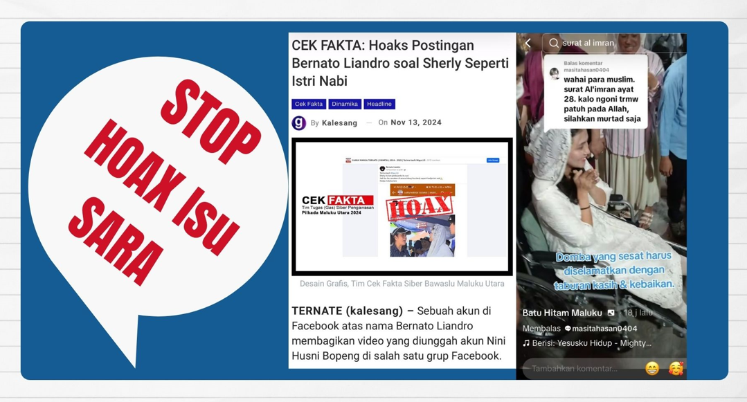 Waspada dan Kenali Ciri-ciri Hoaks Isu SARA di Pilkada Maluku Utara
