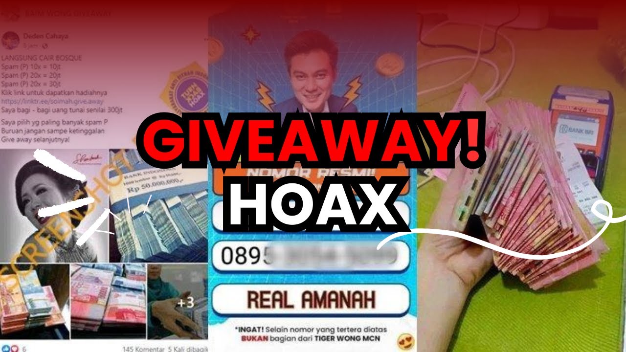 WASPADA GIVEAWAY HOAX CATUT PESOHOR, IMING-IMING HADIAH PULUHAN JUTA