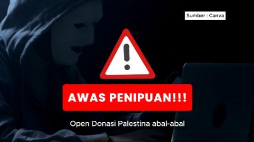 WASPADA HOAX DAN PENIPUAN OPEN DONASI PALESTINA